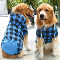 xs 5xl winter small medium large dog accessories labrador dog hoodie sphinx cat clothing zipper pocket design large dog clothes