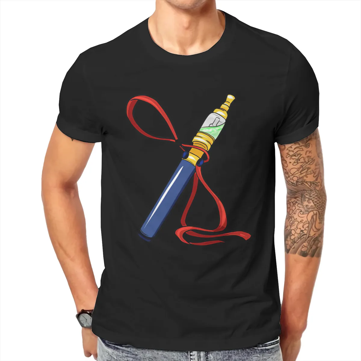

E-cigarette electronic cigarette smokers T shirt Men T shirt summer T-shirt