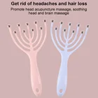 Массажер с девятью когтями для массажа головы, декомпрессионный массаж головы, расслабляющие когти, ручные массажеры с шариковой головкой, портативный массажный инструмент