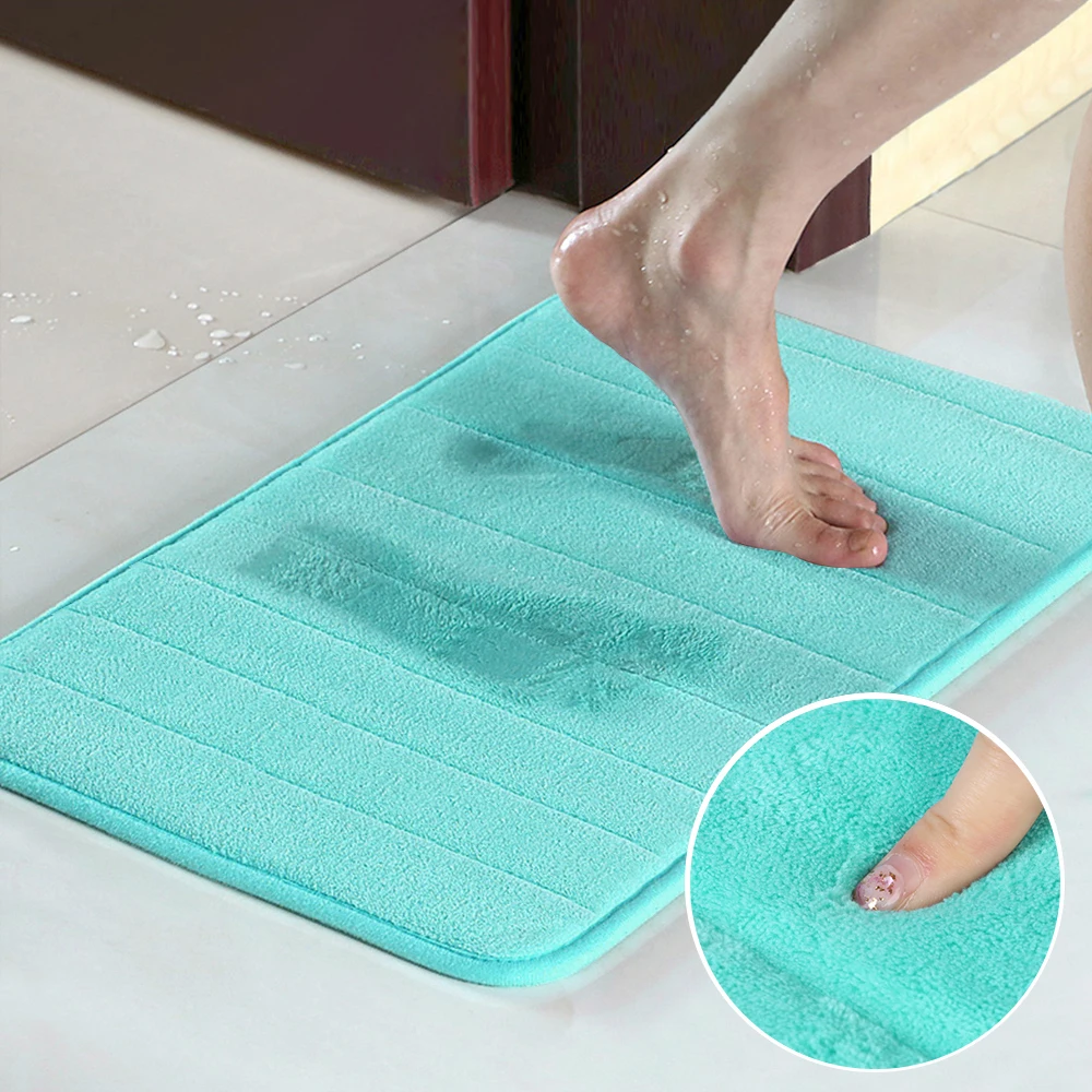 

60cm Non Slip Bath Mat Bathroom Carpet Mat in the Bathroom Bath Pad Bathroom Rug Carpet for Living Room kitchen Toilet Floor Mat
