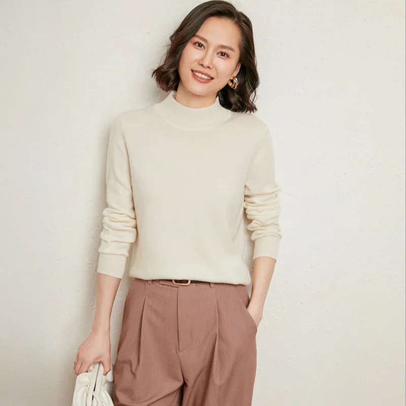 

Women Sweater Knitted Pullovers Loose Casual Sweaters Female Jumper Cashmere one