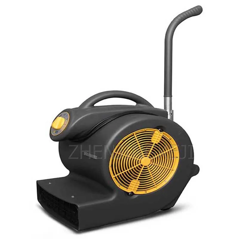 Satılık 750W Sanayi Fan Nem Alma çıkarılabilir Saç Kurutma Makinesi Halı Zemin Ticari Ofis Otel Sinema Ziyafet Salonu Zemin Kurutma Makinesi