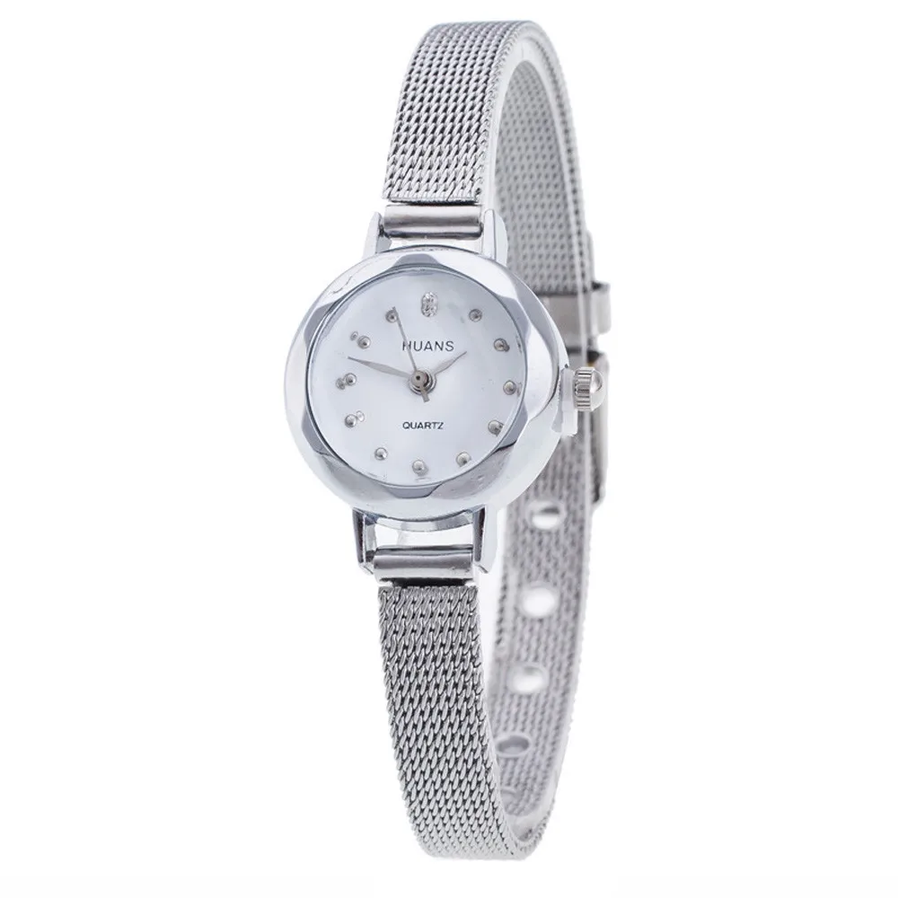 

Women Ladies Stainless Steel Mesh Band Wrist Watch
