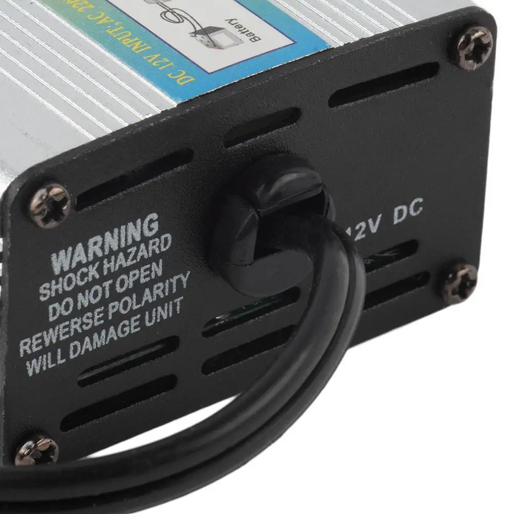 12V DC В AC 220V автомобильный преобразователь питания адаптер 200W USB зарядное