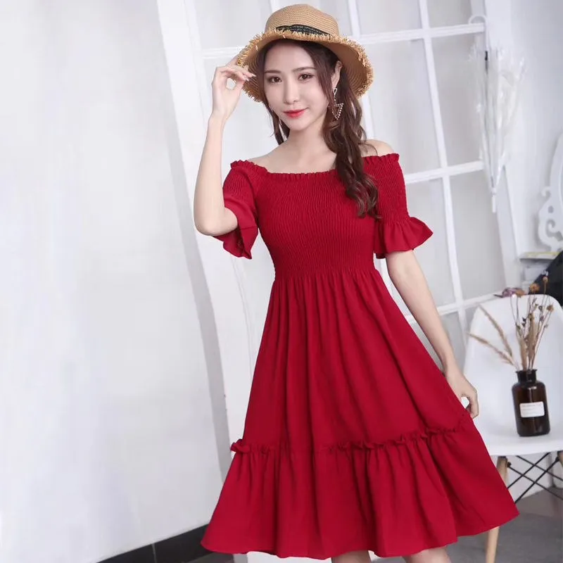 Женское шифоновое платье в горошек повседневное облегающее платье-пуловер с