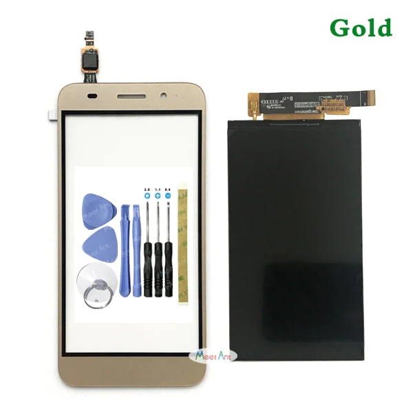 LCD and Touch Gold Высокое Качество 5,0 ''для huawei Y3 CRO-L22 CRO-L02 CRO-L03 CRO-L23 CRO-U00 ЖК Дисплей с Сенсорный экран планшета Сенсор - Цвет: LCD and Touch Gold