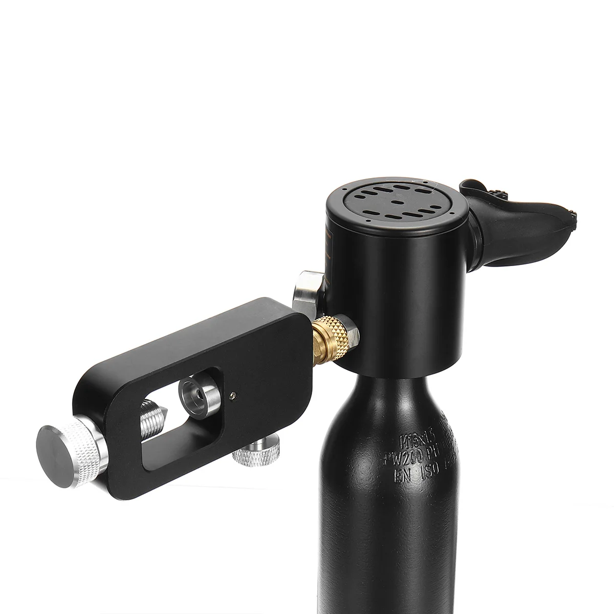 

500ml Portable Diving Reserve Air Tank Set Scuba Hand Pump Oxygen Cylinder Respiratoor