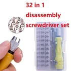 Набор прецизионных отверток 33 в 1, магнитные звездообразные биты, отвертки для ремонта электроники PH000 PH00 PH0 PH1 PH2