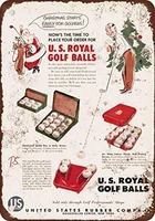 1954 us royal golf balls metal tin sign wall decoration tin plate vintage metal sign
