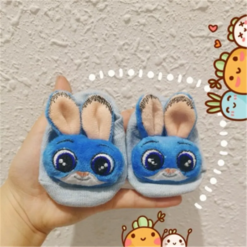 2019 г. Детские носки с героями мультфильмов детские теплые невидимые нескользящие