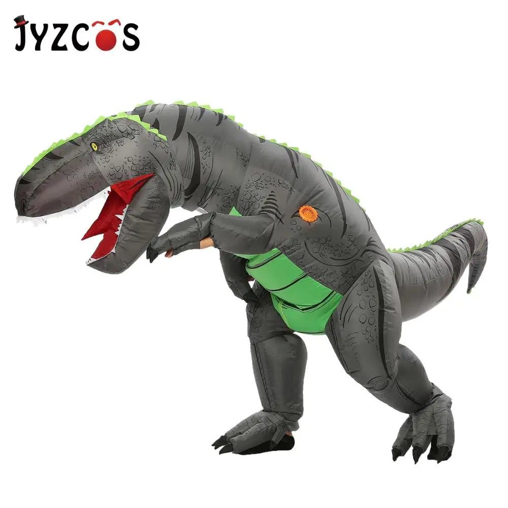 JYZCOS надувной T REX костюм динозавра Косплей Костюм Хэллоуин костюмы для женщин