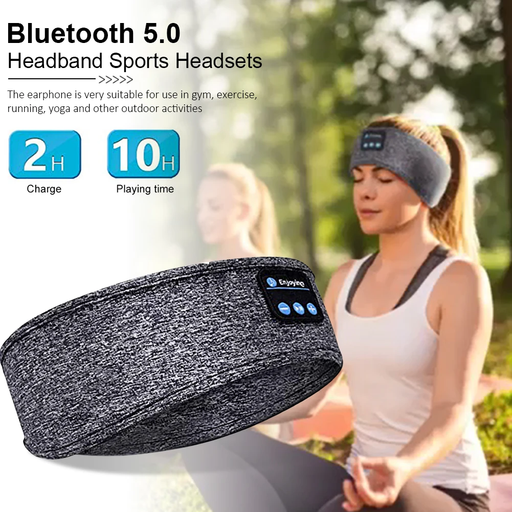 2021 беспроводные наушники bluetooth 5 0 гарнитура для сна маска глаз музыкальный