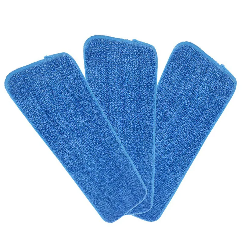 

3pc Compatible with Bona Floor Care System Microfiber Spray Mop Replacement Heads for Wet/Dry Mops