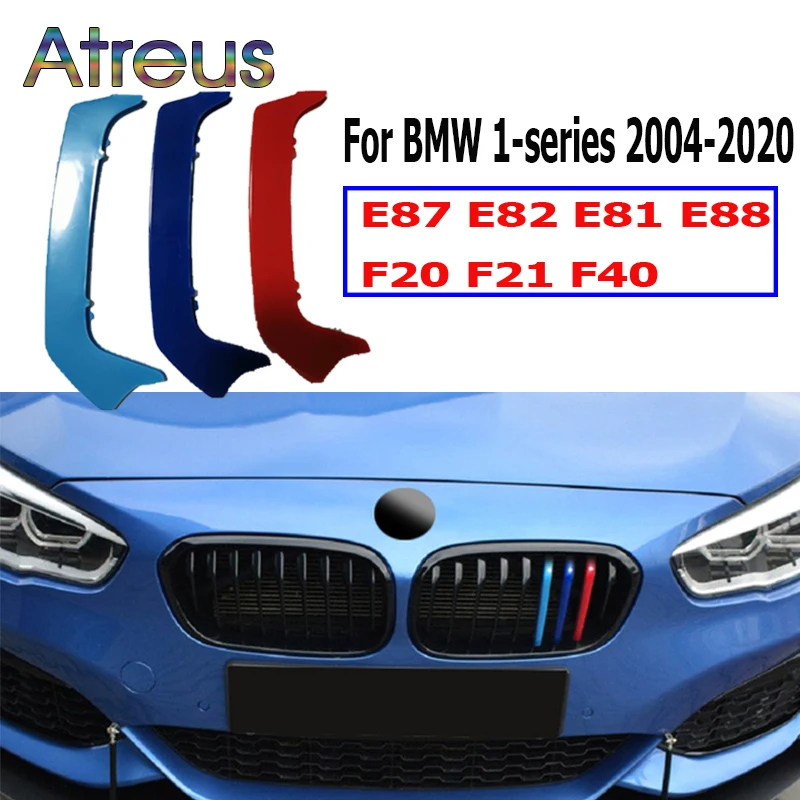 Atreus 3 шт. ABS автомобильные гонки решетка полоса обрезать зажим для BMW серии 1 F20 F21 F40