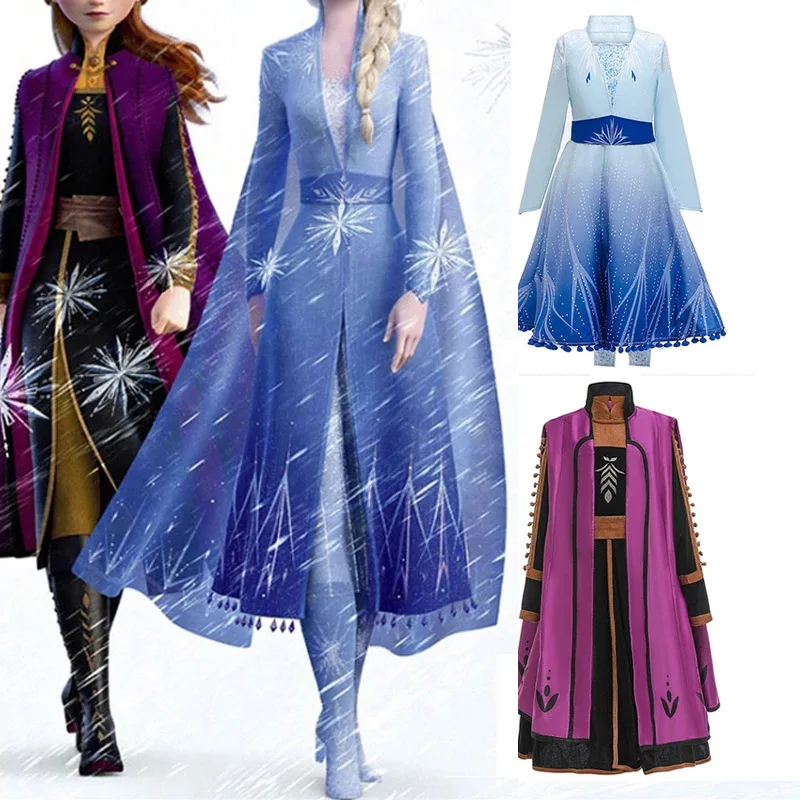 Платье Принцесса Эльза комплект одежды для девочек малышей детей по выбору