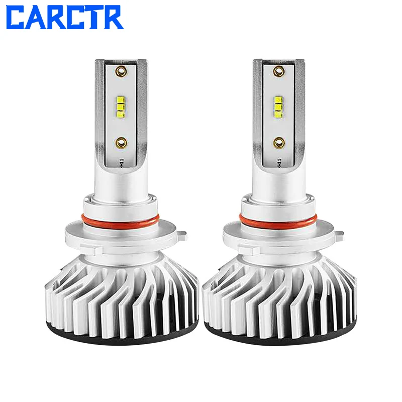 CARCTR H4 ZES Chips H11 H1 H3 9005 9006 H7 светодиодный автомобильный головной светильник 9012 s 38W
