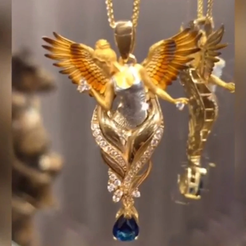 Женское ожерелье с подвеской Ангел|Цепочки| |