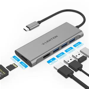 usb c hub type c to multi usb 3 0 hub hdmi adapter dock for 2020 macbook pro13 huawei mate 30 usb c splitter port card reader free global shipping