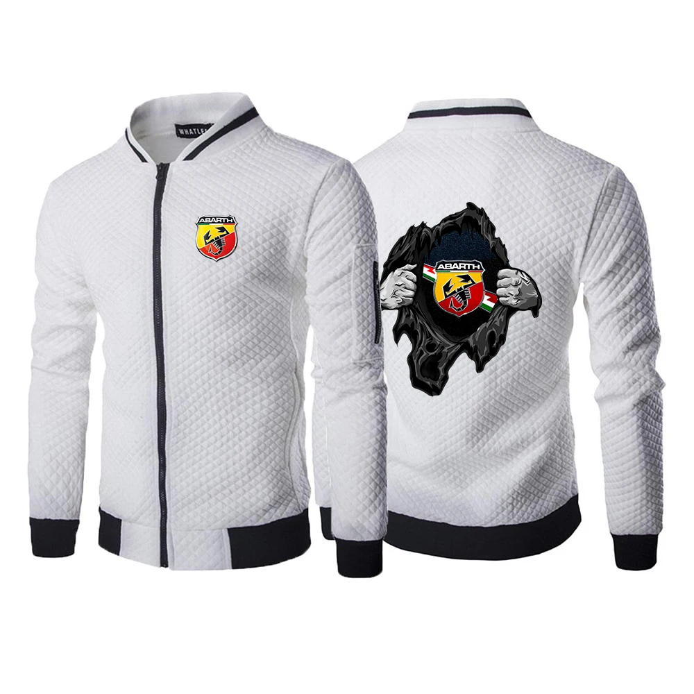 

2021 Autumn ABARTH Logo Comfortable College Movement Hoodies Printing Splicing Tops Popular Hooded Latest Clothing