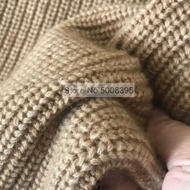 

Woman New Fashion Wool Cashmere Sleeveless Vest Round Neck Muscle Shoulder Wide Fashion Waistcoat Knits