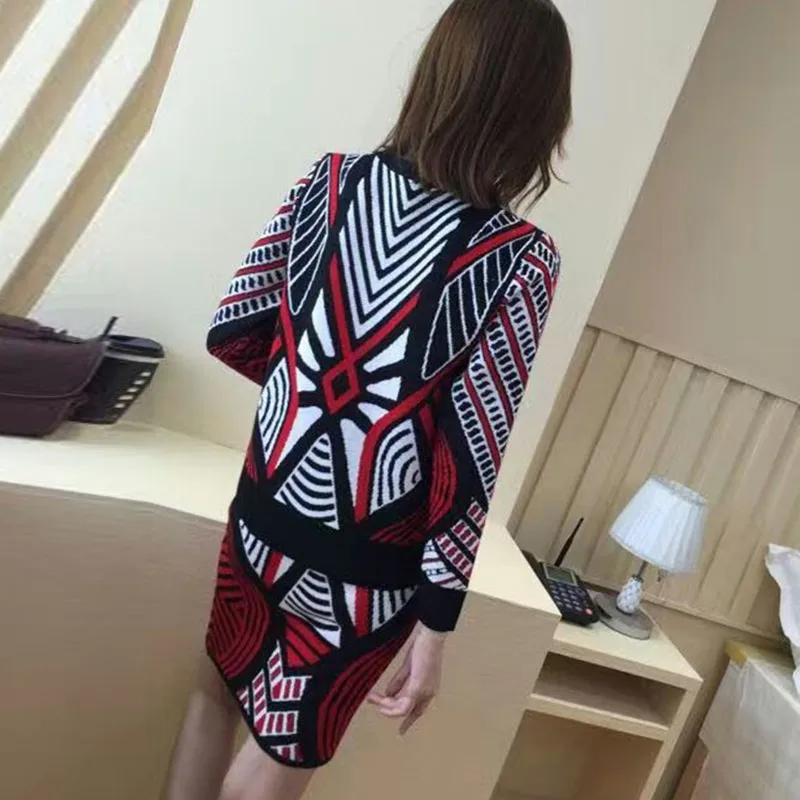 Женский трикотажный комплект из 2 предметов повседневный свитер с