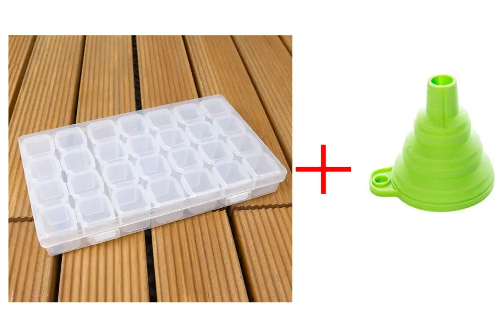 LD-Green 5D DIY Алмазная картина коробка для хранения Алмазная вышивка распродажа Инструменты Аксессуары Чехол Органайзер для бисера для домашнего хранения - Цвет: LD-Green