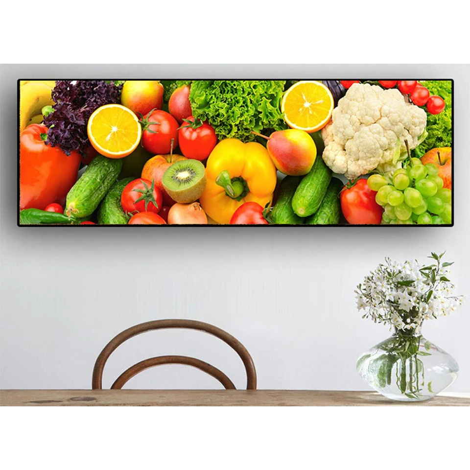 

fresh vegetables 5D DIY Diamond Painting full Square Round Embroidery 3d Cross Stitch Mosaic Needlework large kitchen Decor,