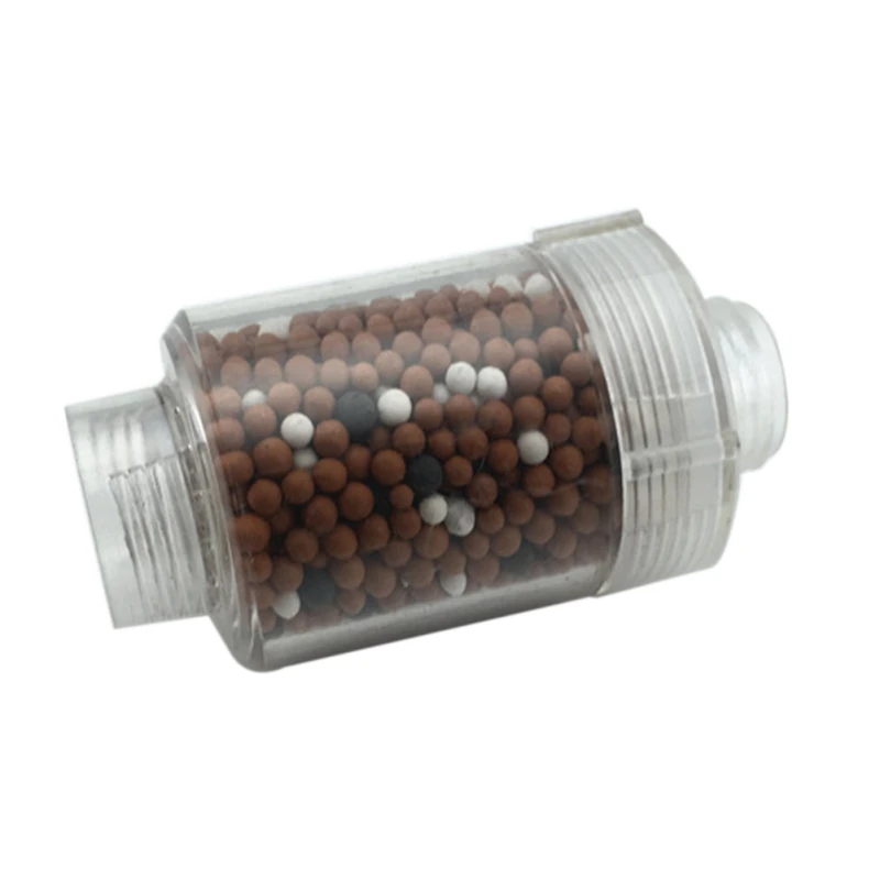 

Transparent Shower Head Filter With Filter Ball Beads Bathroom Home Water Purifier Softener Chlorine Heavy Faucet Cartridges