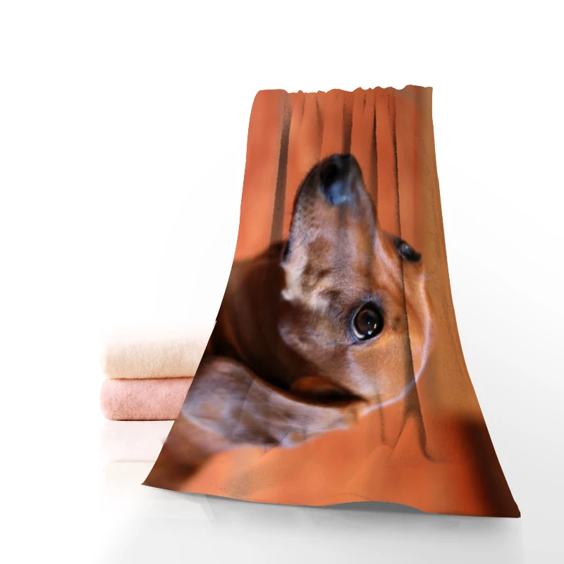 

Полотенце для лица из микрофибры в стиле таксы