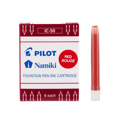 PILOT 78g 78g+ 22k Золотая оригинальная иридиевая перьевая ручка практика каллиграфии, для студентов ef f m nib чернильный картридж con50 конвертер - Цвет: Red Ink 12 pcs