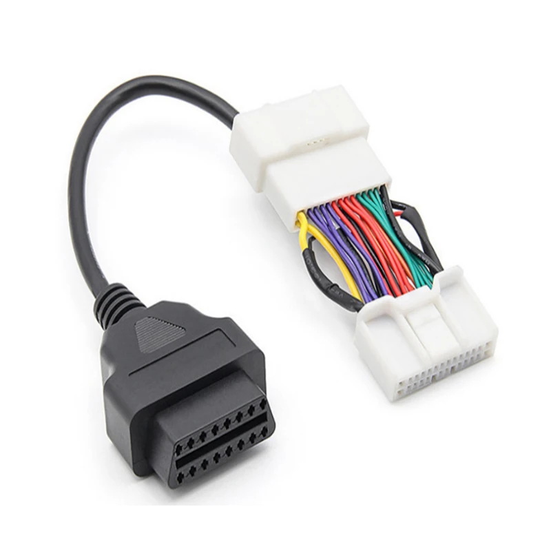 

OBD2 Connector for Tesla Model 3 26Pin OBD 2 Diagnostic Car Tools Male Female to 16Pin Cable for Tesla Model Y Auto Adapter