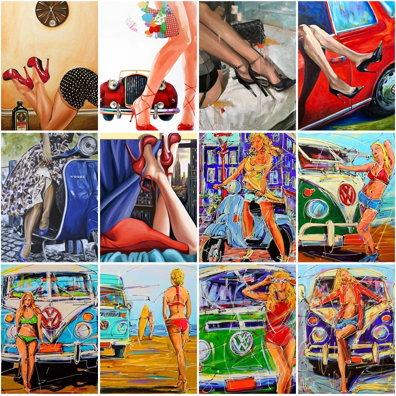 

Sexy Lady Diy Paint Diamond Embroidery Sexy Legs Mosaic Jewel Cross Stitch Home Wall Decor Adults Arts and Crafts Paint Diy