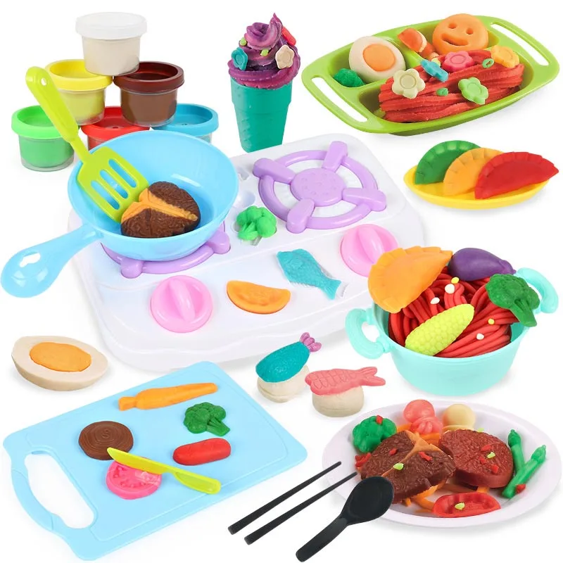 DIY искусственный пластилин машина для мороженого форма игровой набор игрушка