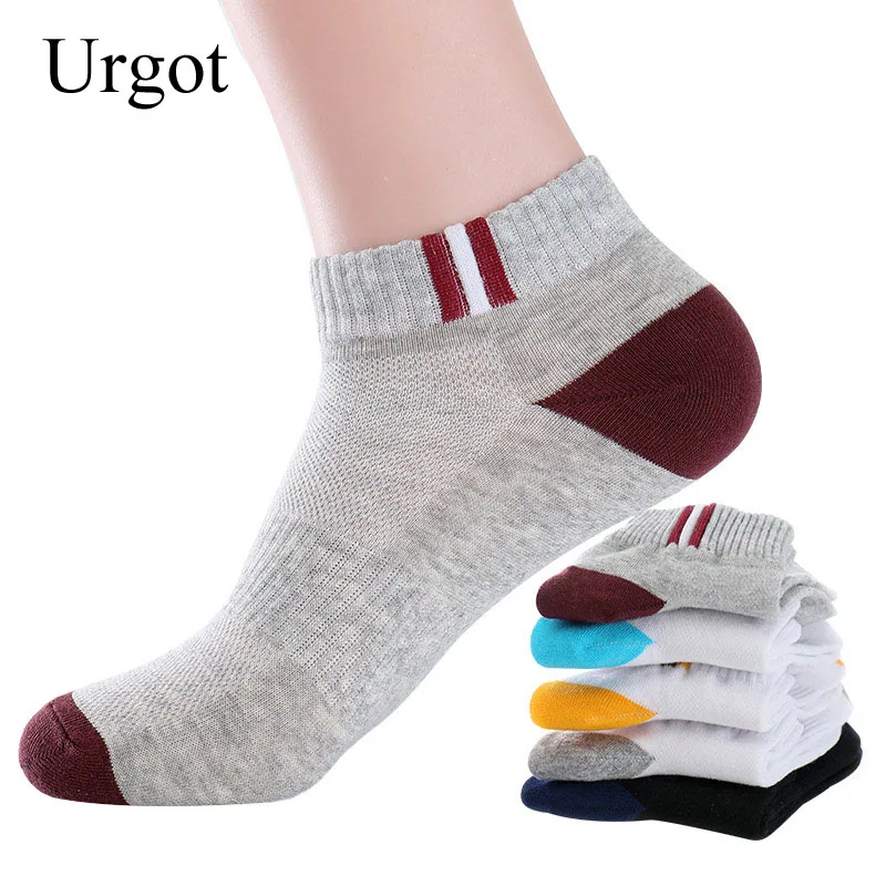 Носки мужские прочные однотонные 5 пар/лот|fashion men socks|mens fashion socksmen socks |