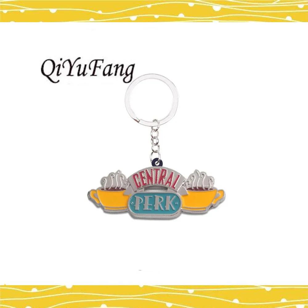 

Friends TV Show Photo Frame Love Acrylic Keychain Car Pendants High Quality Enamel For Best Friend Key Chain Accessories