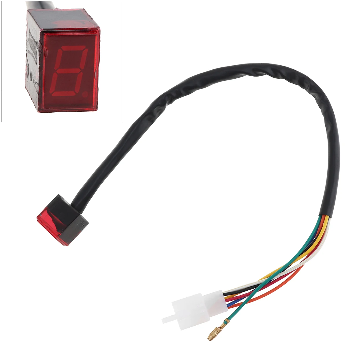 Универсальный цифровой индикатор переключения передач для мотоцикла красный