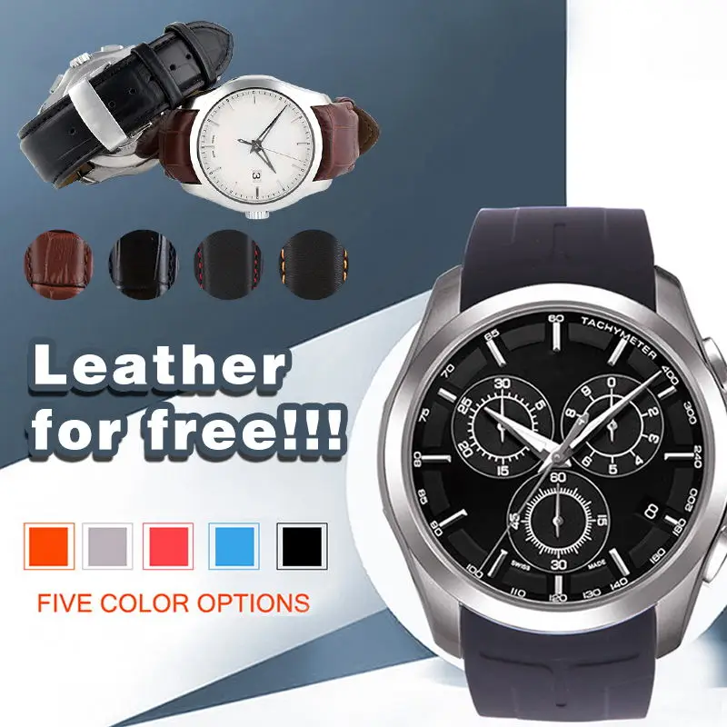 22 мм/23 мм/24 мм силиконовые ремешки для часов Tissot T035 T035407 T035.617 T035.439 резиновый спортивный мужской ремешок для часов водонепроницаемый