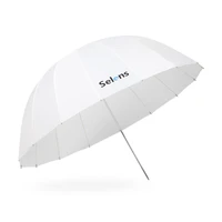 selens 105cm 130cm 165cm parabolic translucent white umbrella for speedlite studio flash soft lighting diffuser w carrying bag