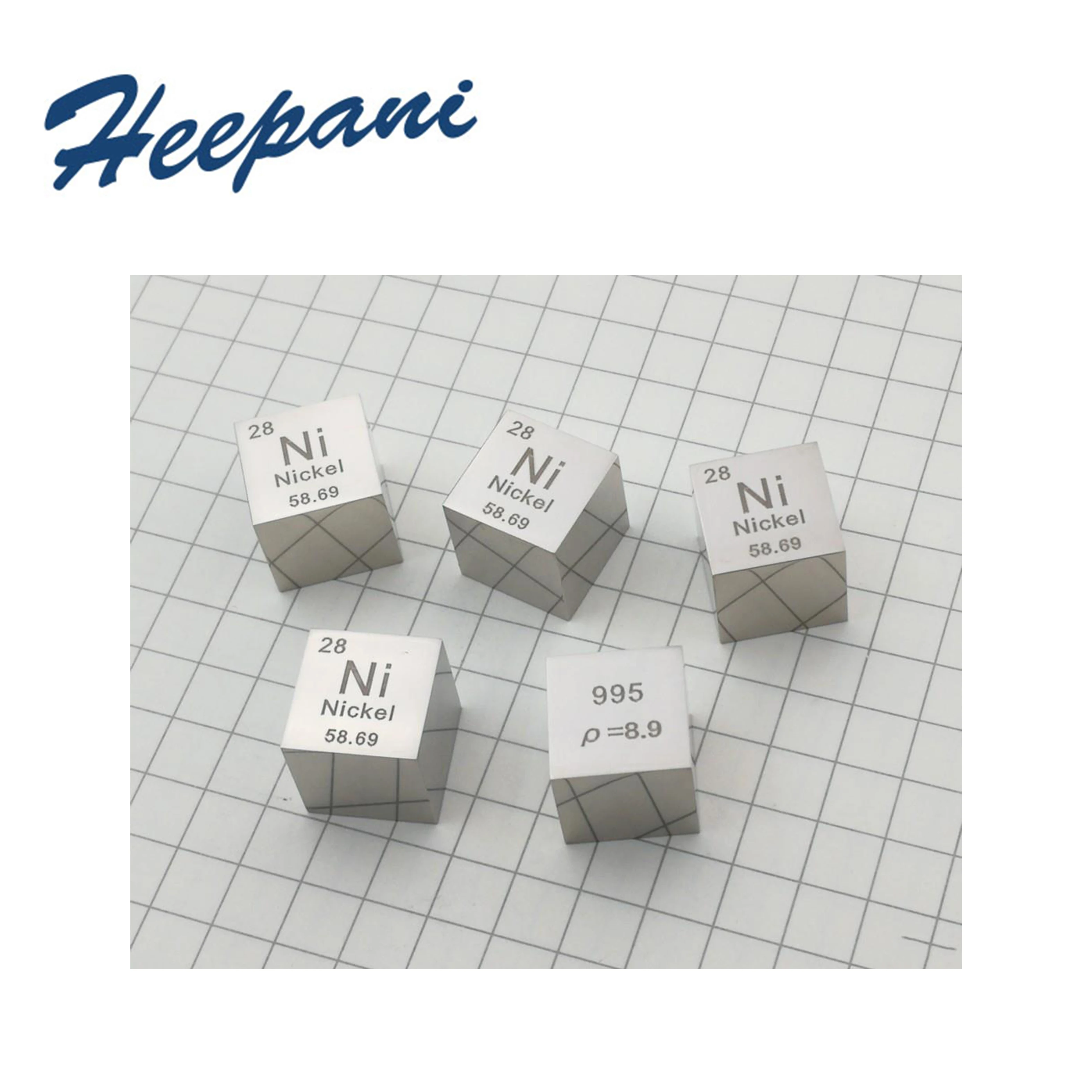 Бесплатная доставка никель металл резной элемент Периодическая таблица слиток 10