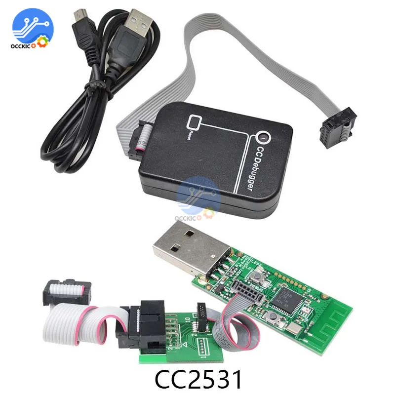 1 Набор cc отладчик Bluetooth Zigbee эмулятор CC2540/CC2531 программирующий разъем 4 0