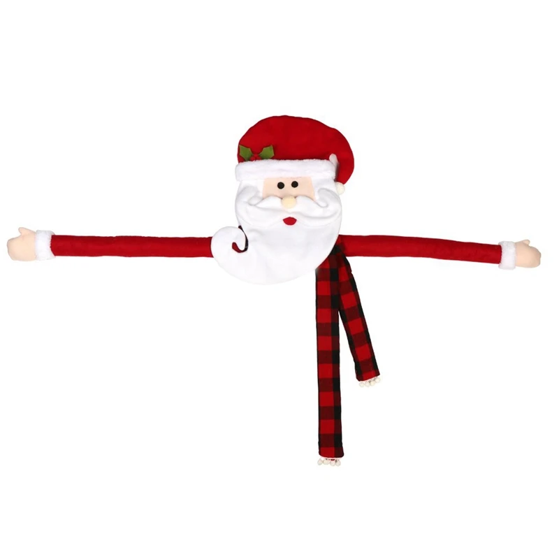 Рождественская елка Топ Звезда Санта Клаус верхнее украшение шляпа одежда шарф |