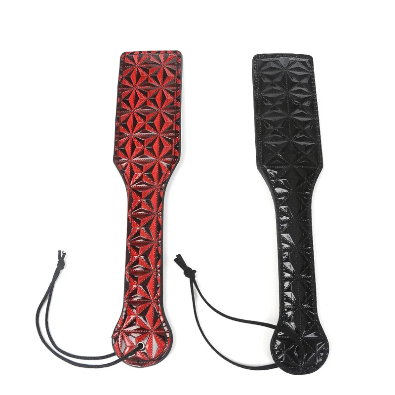 BLACKWOLF Fetish Leather Bondage Paddle BDSM Spanking Paddles Whip Flogger SLUT LOVE Sex Toys for Couples Adults Games Cosplay | Красота и