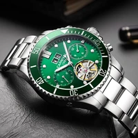 carnival brand luxury men automatic watch man tourbillon mechanical watches business luminous clock relogio masculino 2021 new