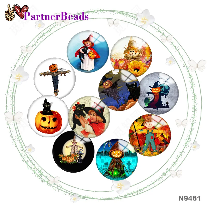 

scarecrow scarecrow Image printing metal DIY snap button accessories Fit bag hat Clothes shoes N9481