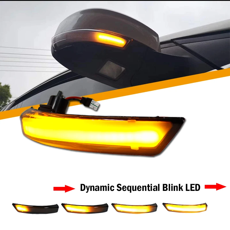 IJDM динамический последовательный мигание светодиодный указатель поворота