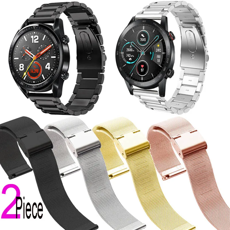 

Smart Watch Strap For Huawei Watch GT 2E 2 46mm Pro Honor Magic 2 42mm Dream ES Bracelet Watchband Stainless Steel Wristband