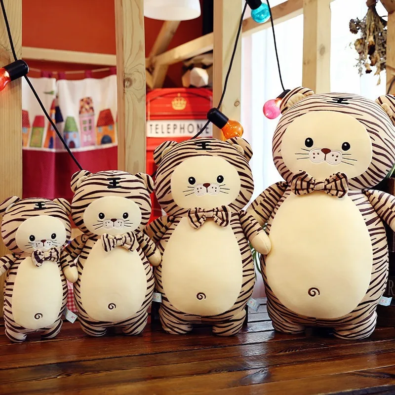 Новая креативная мягкая вспыхивающая кукла Тигр игрушка девочка подушка