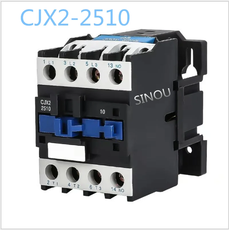 Контактор переменного тока cjx2-2510 Серебряная контактная катушка трехфазный