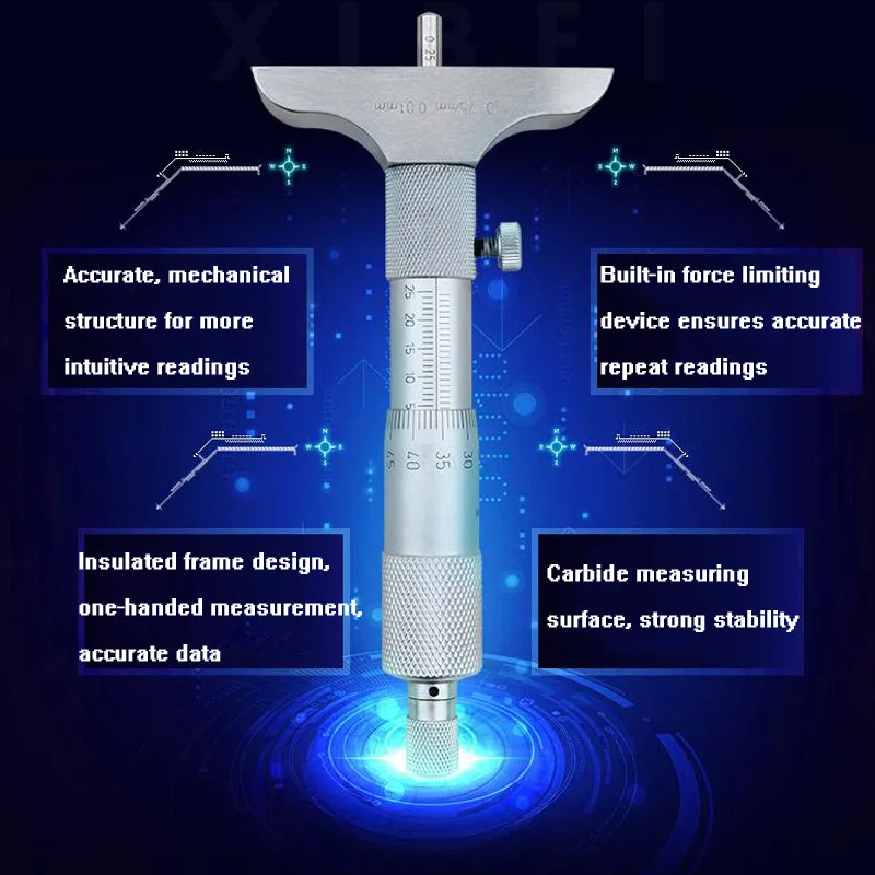 Сменные внутренние стандартные лазерные весы глубина микрометр спиральный