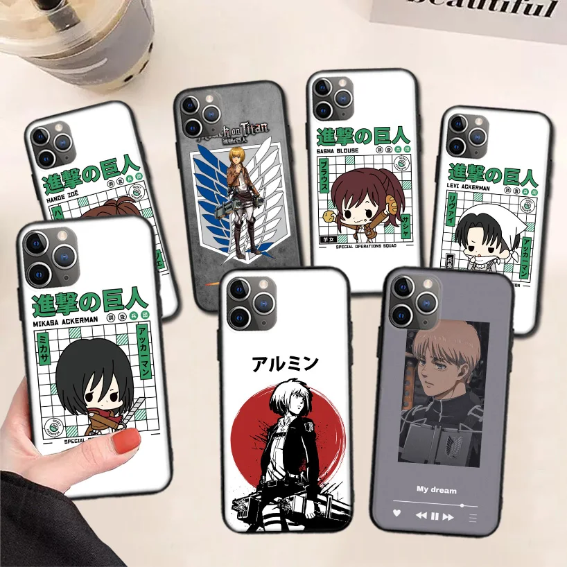 

Armin Arlert Attack On Titan Case For iPhone 13 Pro Max 11 12 Pro XS Max XR X 7 8 6 6S Plus 13 Mini SE 2020 Cover Coque Funda